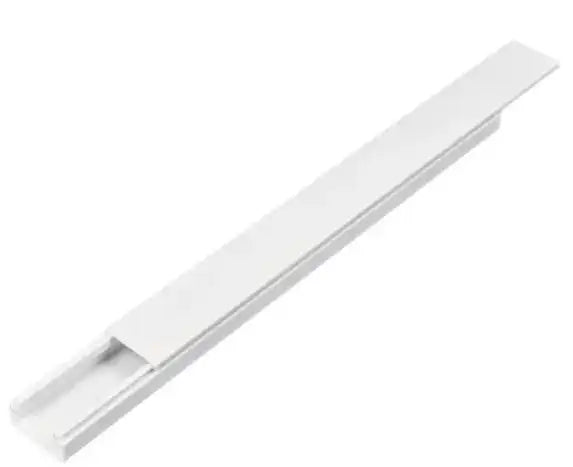 Volteck Canaleta Plástico CAN-1020A 1 Vía 10x20mm x 2mts, Adhesivo