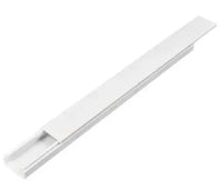 Volteck Canaleta Plástico CAN-1020A 1 Vía 10x20mm x 2mts, Adhesivo