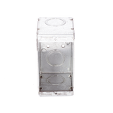 HUB-690 - Caja Multigang / 1 Gang / 2.5 in (6.35 cm) Profundidad / 8 TKO 1/2-3/4 in / 16.0 in³ / Acero Galvanizado