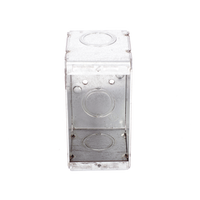 HUB-690 - Caja Multigang / 1 Gang / 2.5 in (6.35 cm) Profundidad / 8 TKO 1/2-3/4 in / 16.0 in³ / Acero Galvanizado
