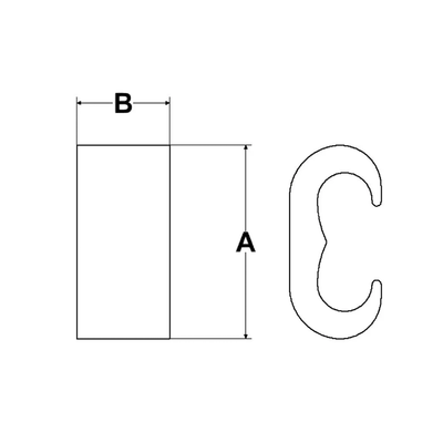 HUB-YGH-C26-C2 - Hubbell Burndy Conector de Toma de Tierra / Forma C / Cobre HUB-YGH-C26-C2