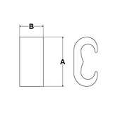 HUB-YGH-C26-C2 - Hubbell Burndy Conector de Toma de Tierra / Forma C / Cobre HUB-YGH-C26-C2