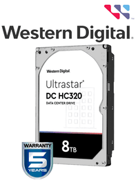 Western Digital Ultrastar DC HC320 disco duro interno 8 TB 7200 RPM 256 MB 3.5" Serial ATA III