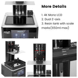 Impresora 3D Creality Resina Halot-One Plus 172X102X160Mm FullOffice.com