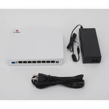 ICT3310DPS-8G2NAC - ONU Dual EPON/GPON / 8 Puertos PoE 802.3at Gigabit / Wi-Fi Doble banda 2.4 y 5 GHz / 1 Puerto SC/UPC / 130W / 0.64 x 0.52 x 0.10 ft