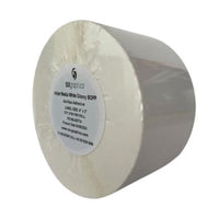 Papel Six Graphics Bopp Blanco Brillante Adhesivo Acrilico Respaldo 4 x 2" Core 3 2870 Etiquetas por Rollo