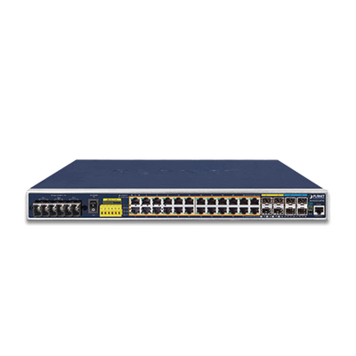 PLANET IGS-6325-24P4X switch Gestionado L3 Gigabit Ethernet (10/100/1000) Energía sobre Ethernet (PoE) 1U Negro, Azul