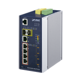 PLANET IGS-5225-4UP1T2S switch Gestionado L2+ Gigabit Ethernet (10/100/1000) Energía sobre Ethernet (PoE) Azul, Plata