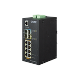 PLANET IGS-5225-8P2S2X switch Gestionado L3 Gigabit Ethernet (10/100/1000) Energía sobre Ethernet (PoE) Azul, Plata