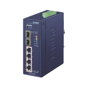 PLANET IGS-624HPT switch No administrado Gigabit Ethernet (10/100/1000) Energía sobre Ethernet (PoE) Azul