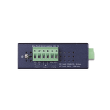 Convertidor de Medios PoE Industrial, Puerto SFP 1000BASE-SX/LX a Puerto RJ45 Gigabit con Salida PoE 802.3at (Hasta 30 W).