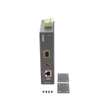 Convertidor de Medios PoE Industrial, Puerto SFP 1000BASE-SX/LX a Puerto RJ45 Gigabit con Salida PoE 802.3at (Hasta 30 W).