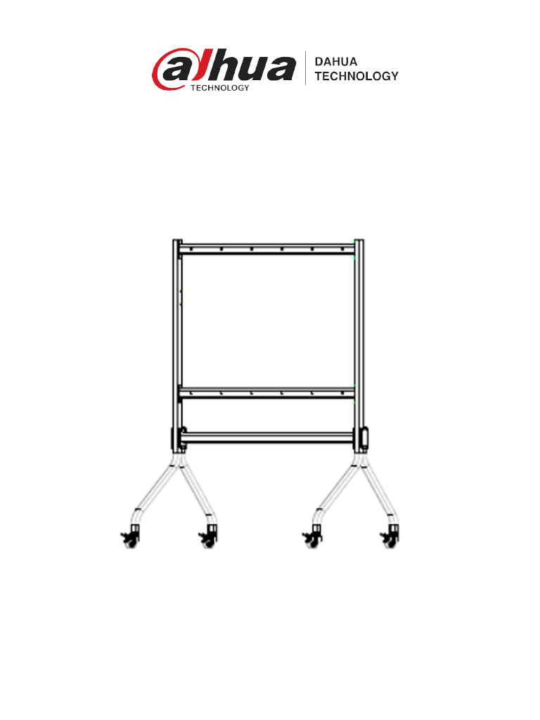 Soporte Movil para Pantalla Interactiva 135" Dahua/ Compatible con WhiteBoards/ Montaje Ajustable