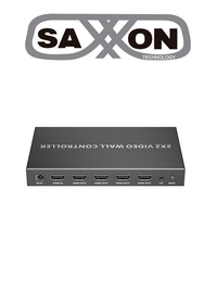Saxxon LKV104VW procesador de pared de vídeo Negro 4 W