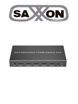 Saxxon LKV104VW procesador de pared de vídeo Negro 4 W