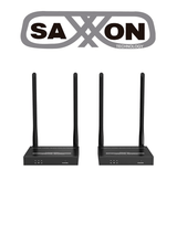 Saxxon LKV699 extensor audio/video Transmisor y receptor de señales AV Negro