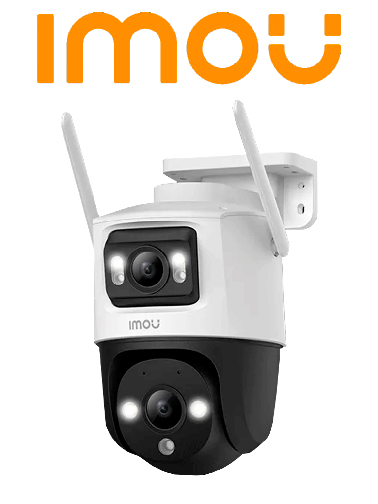 Cámara IP IMOU Cruiser Dual 6MP, Wifi Dual, 6MP/3MP/3MP, 30M IR, Micrófono/Altavoz, Audio 2 Vías, IA