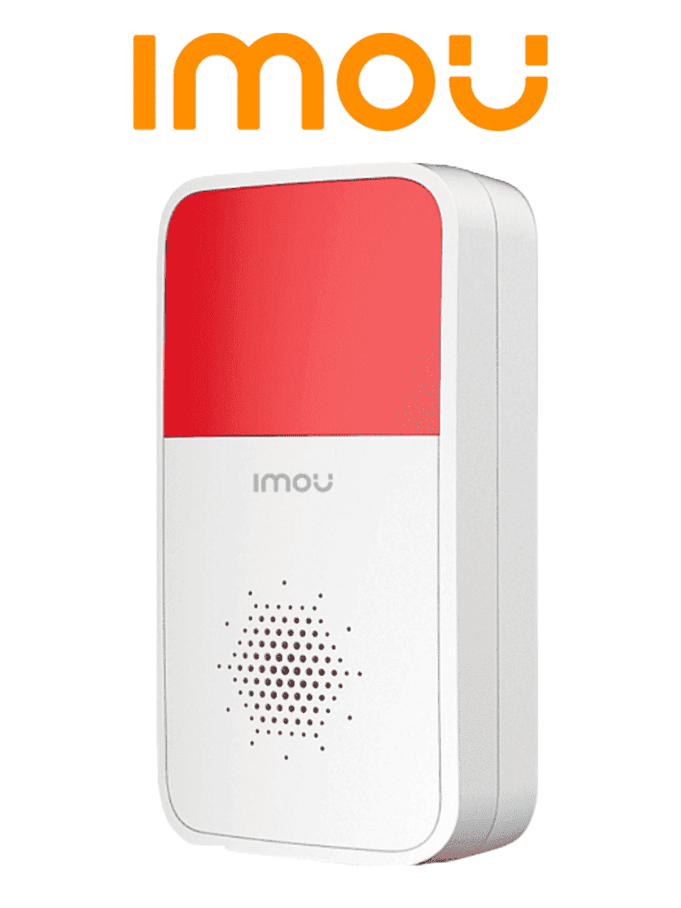 Sirena Inalámbrica Imou Siren ARA10-SW con Estrobo Integrado, 85 dB, 433 MHz y Batería CR123A