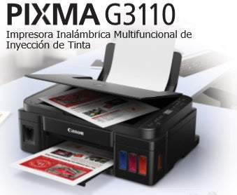 Canon G3110 Impresora Multifunción Inyección de tinta WiFi Negro