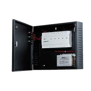 Controlador de Acceso 2 Puertas / 20,000 Huellas / 30,000 Tarjetas / ADMS PUSH / TCP/IP / Gabinete y Fuente 12V/5A