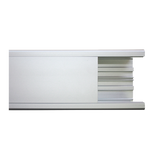 Thorsman Canaleta de aluminio / 99 x 72 mm / 3 m (9.84 ft) INKA-100