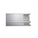 Thorsman Canaleta de aluminio / 140 x 41 mm / Tramo 3 m (9.84 ft) INKA-140