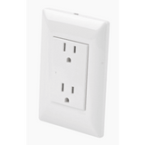 Contacto Inteligente de Pared Doble 220, 15A, con Supresor de Picos Tipo A.