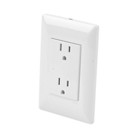 Contacto Inteligente de Pared Doble 120, 15A, con Supresor de Picos Tipo A.