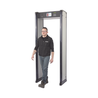 Arco Detector de Metales de 33 Zonas con Anclaje para Fijarse al Piso. Incluye Sensor IR para evitar falsas Alarmas / Certificado por la Administració