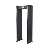 Arco Detector de Metales de 6 Zonas para Intemperie con Anclaje para Fijarse al Piso. Incluye Sensor IR para evitar falsas Alarmas / Certificado por la Administración Federal de Aviación de EE. UU. (FAA)