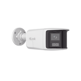 [Dual Light] Bala IP 8 Megapixel / Imagen Panorámica 180°/ PoE / Micrófono y Bocina Integrado / Exterior IP67 / Audio Bidireccional / Alarma Visual y Auditiva Integrada / Smart Supplement Light / Micro SD 512 GB