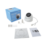 Turret IP 4 Megapixel / Lente Motorizado 2.8 - 12 mm / 30 mts IR EXIR / PoE / Exterior IP67 / WDR 120dB / Micro SD / H.265+ / Onvif