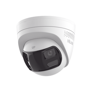 [Dual Light] Turret IP 6 Megapixel / Imagen Panorámica 180°/ PoE / Micrófono y Bocina Integrado / Exterior IP67 / Audio Bidireccional / Alarma Visual