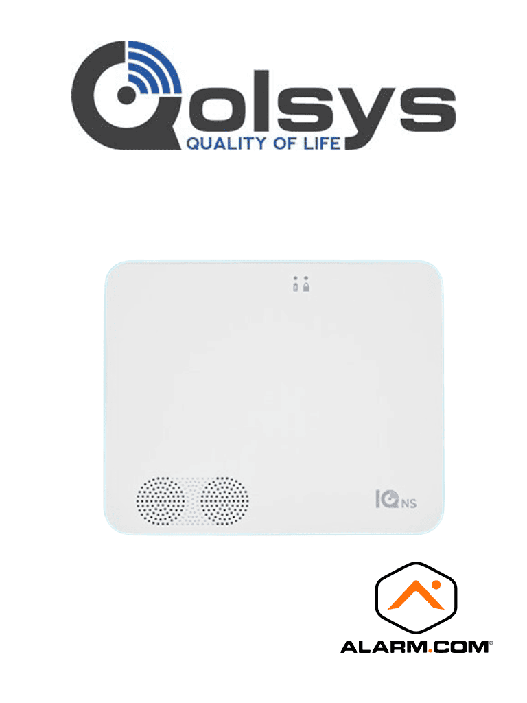 QOLSYS IQ4 NS - Sistema de Alarma con 8 Zonas, 2 Puertos USB, 150ft Alcance