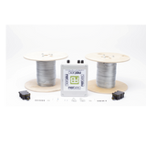 Kit de Cable Sensor Para Cerca Ciclonica IRONCLAD / 150 METROS / 2 ZONAS; 75 METROS POR ZONA / Sin Falsas Alarmas por Viento / TODO Incluido/TARJETA LPU400/ Calibración por Software