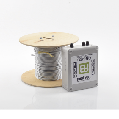 IROC-1Z-500-V2 - Kit de Cable Sensor Perimetral IRONCLAD para Cercas Ciclónicas / 152 METROS / 1 ZONA / Sin Falsas Alarmas por Viento / TODO Incluido/TARJETA LPU400/ C