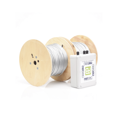 IROC-2Z-1000-V2 - Kit de Cable Sensor Perimetral para Cerca Ciclonicas IRONCLAD / 610 METROS DE PROTECCION / 2 ZONAS; 305 METROS POR ZONA / Sin Falsas Alarmas por Viento / TODO Incluido/ TARJETA LPU400/ Calibración por Software