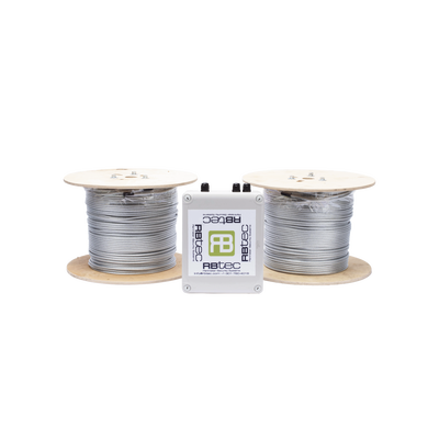 Rbtec Cable Sensor Perimetral / 610 m (2,000 ft) / 2 Zonas Independientes IROC-2Z-1000-V2