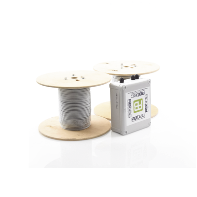 IROC-2Z-250-V2 - Kit de Cable Sensor Para Cerca Ciclonica IRONCLAD / 150 METROS / 2 ZONAS; 75 METROS POR ZONA / Sin Falsas Alarmas por Viento / TODO Incluido/TARJETA L