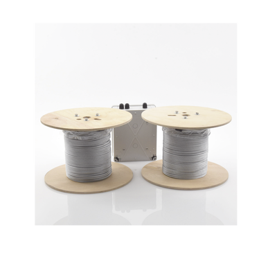 IROC-2Z-500-V2 - Kit de Cable Sensor Perimetral Para Cercas Ciclonicas IRONCLAD/ 305 METROS / 2 ZONAS; 152 METROS POR ZONA / Sin Falsas Alarmas por Viento / TODO Incluido TARJETA LPU400/ Calibración por Software