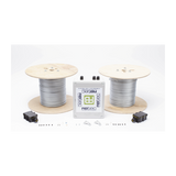 IROC-2Z-500-V2 - Kit de Cable Sensor Perimetral Para Cercas Ciclonicas IRONCLAD/ 305 METROS / 2 ZONAS; 152 METROS POR ZONA / Sin Falsas Alarmas por Viento / TODO Incluido TARJETA LPU400/ Calibración por Software