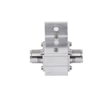 Protector RF Coaxial Contra Descargas Atmosféricas Para 1.5 a 700 MHz Con Ceja Lateral y Conectores UHF Hembra