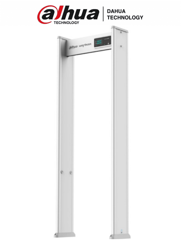 Detector de Metales Dahua ISC-D109L con 9 Zonas de Detección, Pantalla de 5 Dígitos y Luces Indicadoras