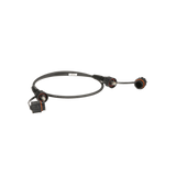Patch Cord Cat6A IndustrialNet, Blindado S/FTP, Con Plug Industrial y Tapa en Cada Extremo, 3 Metros (9.84 Pies)