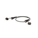 Patch Cord Cat6A IndustrialNet, Blindado S/FTP, Con Plug Industrial y Tapa en Cada Extremo, 3 Metros (9.84 Pies)