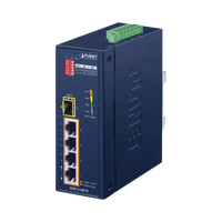 PLANET ISW-514PTF switch No administrado Fast Ethernet (10/100) Energía sobre Ethernet (PoE) Azul