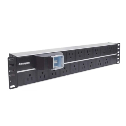 Barra PDU Intellinet Multicontactos 15 Montaje 2U Rack 19" Enchufes Tipo EU (NEMA 5)