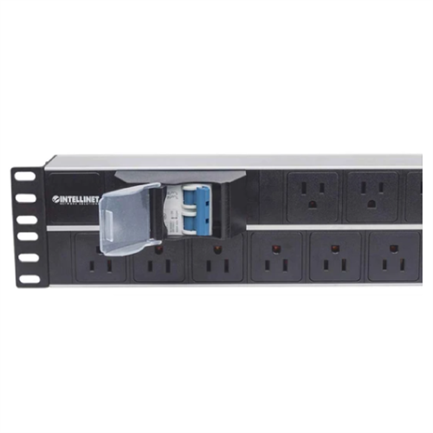 Barra PDU Intellinet Multicontactos 15 Montaje 2U Rack 19" Enchufes Tipo EU (NEMA 5)