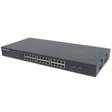 Switch Intellinet 24 Puertos Gigabit Ethernet con 2 Puertos SFP Montaje en Rack 19"