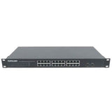 Switch Intellinet 24 Puertos Gigabit Ethernet con 2 Puertos SFP Montaje en Rack 19"